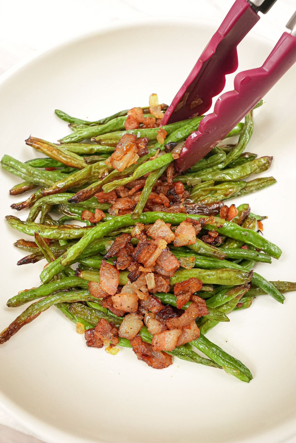 Minute Roasted Green Beans with Bacon: Easy One-Pan Recipe